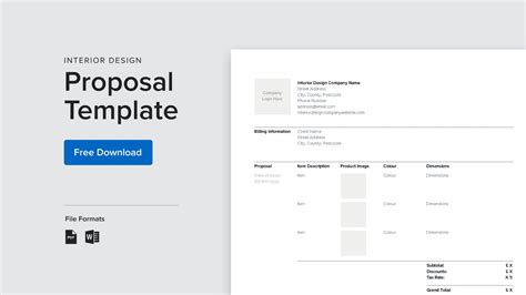 Interior Design Proposal Free Template Guide Houzz Pro