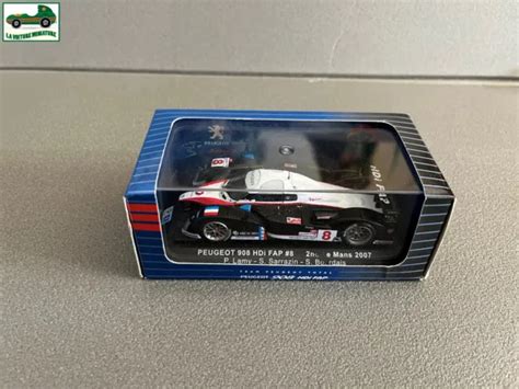 VOITURE MINIATURE PEUGEOT 908 HDi FAP Le Mans 2007 Ixo Au 1 43 EUR 14