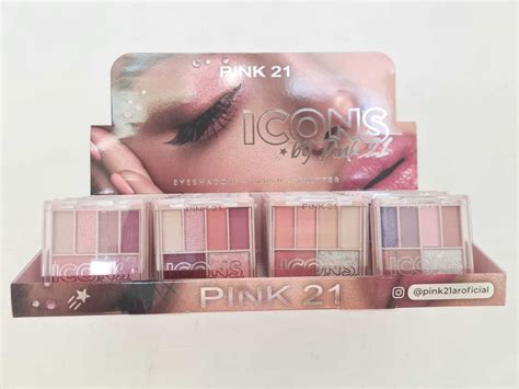 Sombras Glitter Rubor Icons Pink 21 Belleza Tomás Accesorios