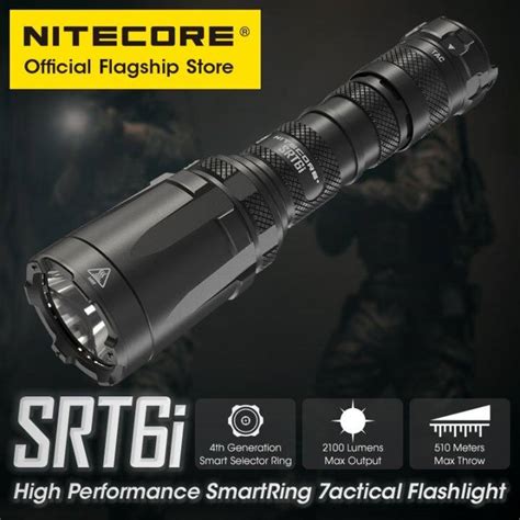 Nitecore Srt I Smartring Tactical Flashlight Lumens One Hand