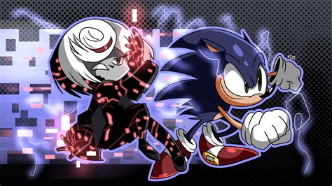 Sonic and Sage by LilyPixells on Newgrounds