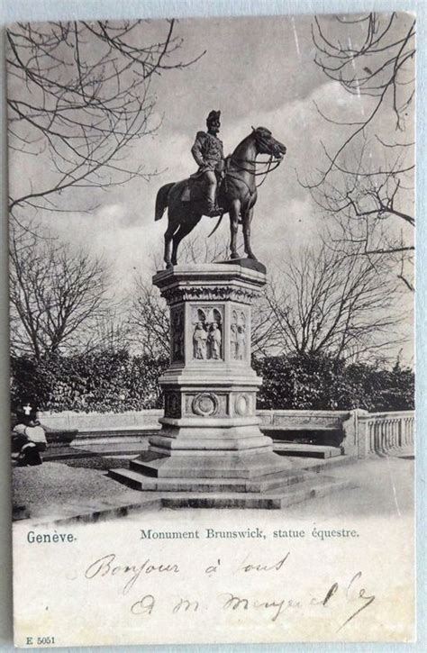 Genève Monument Brunswick statue équestre Kaufen auf Ricardo