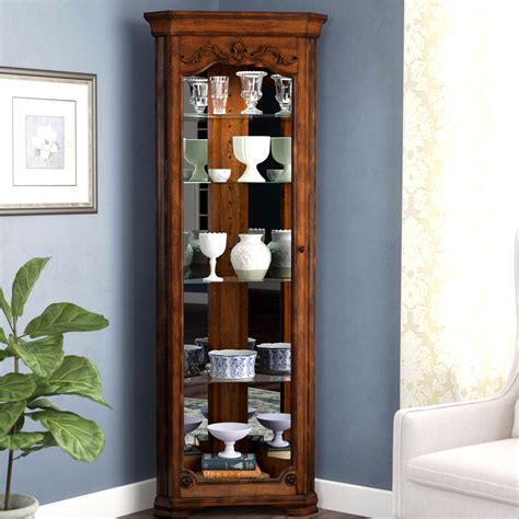 Lighted Corner Curio Cabinet Cabinets Home Design Ideas B1pmkwg6d6164453