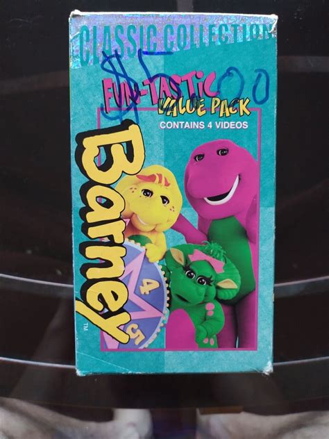 Barney Vhs Fun Tastic Value Pack Vhs Videos Box Set Read