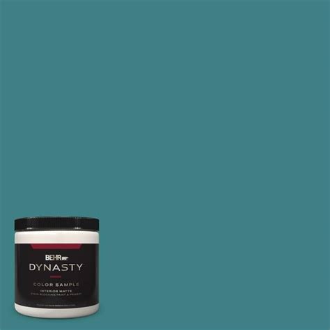 BEHR DYNASTY 8 Oz 510D 7 Pacific Sea Teal Matte Stain Blocking