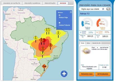 Instituto Nacional de Meteorologia alerta perigo em 46 municípios do