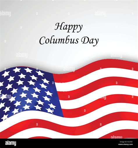 Illustration Of Columbus Day Background Stock Vector Image And Art Alamy