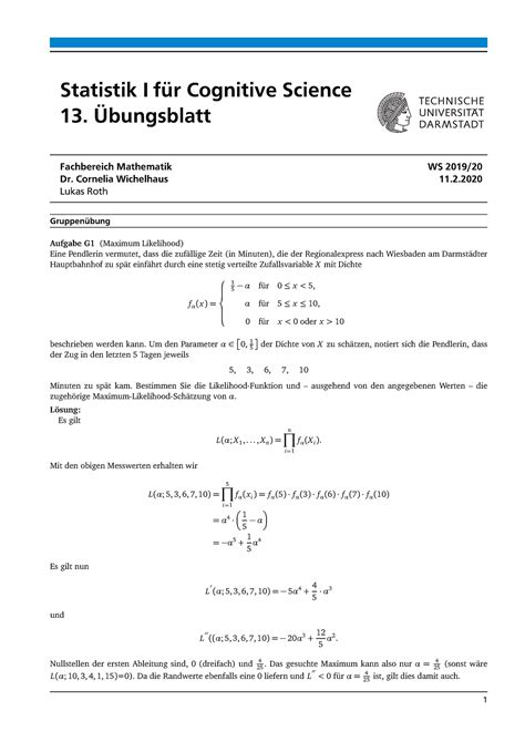 Blatt Wi Bungen In Statistik Mit L Und Haus Bungen Mit L Statistik