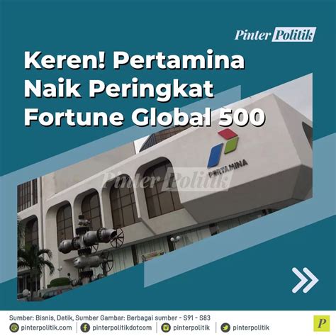 Keren Pertamina Naik Peringkat Fortune Global 500