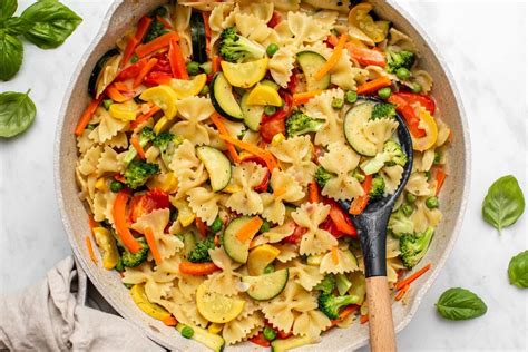 Vegan One Pot Pasta Primavera From My Bowl Nofakeyellow