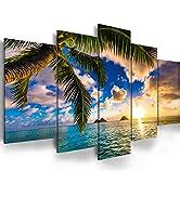 Amazon Abstract Beach Canvas Wall Art Landscape Ephany Art