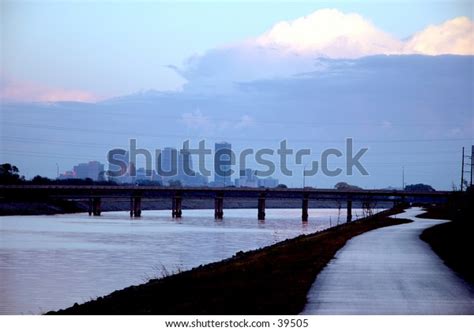 Evening View Riverwalk Downtown Oklahoma City Stock Photo (Edit Now) 39505