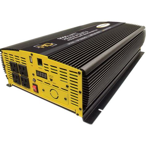 Go Power Heavy Duty Modified Sine Wave Inverter 5000 Watt 4 Outlets