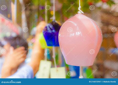 Summer Of Wind Chimes Japanese Culture Stock Image Image Of Morning