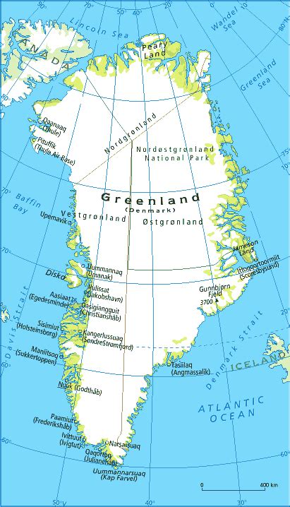 Map Of Greenland