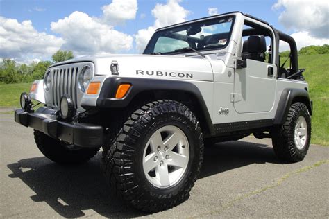 2004 Jeep Wrangler Rubicon 5 Speed For Sale On Bat Auctions Sold For