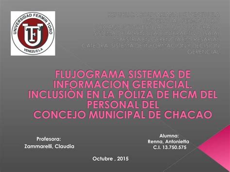 Flujograma Sistema De Informaci N Gerencial Ppt Descarga Gratuita