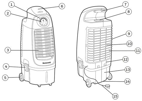 Honeywell Cs Pe Portable Evaporative Air Cooler User Manual