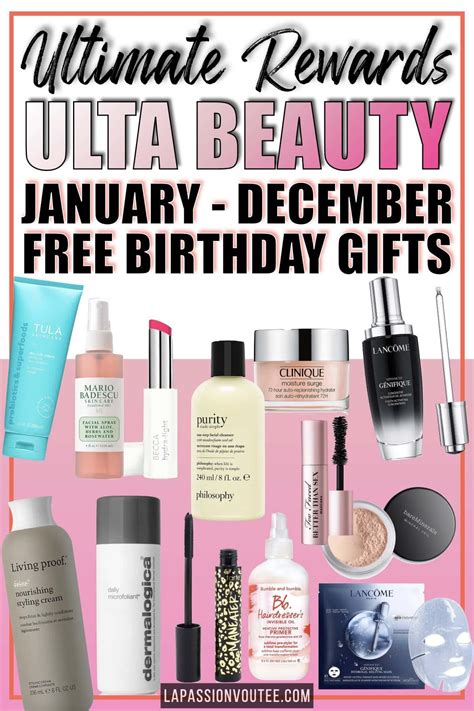 FREE Ulta Birthday Gift 2024: Full Year of Ulta Beauty Gifts