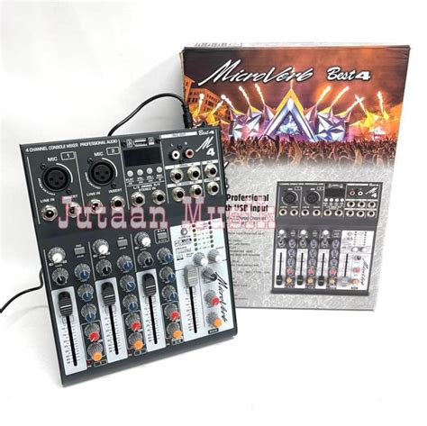 Mixer Audio Microverb Best 4 Best4 Original Mixer Microverb BISA CDO