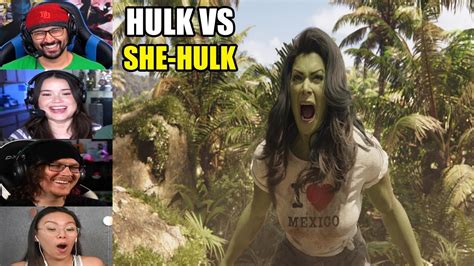 Fans React To She Hulk Vs Hulk Fight Scene She Hulk Attorney At Law 1x1 A Normal Amount Of