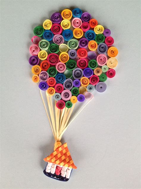 Quilled Hot Air Balloon Adventure 50 00 Via Etsy Quilling Designs