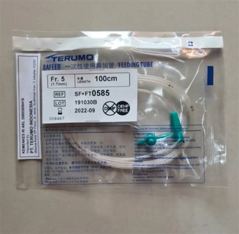 Ngt Terumo Feeding Tube Terumo Selang Makan Nasogastric Tube Maag