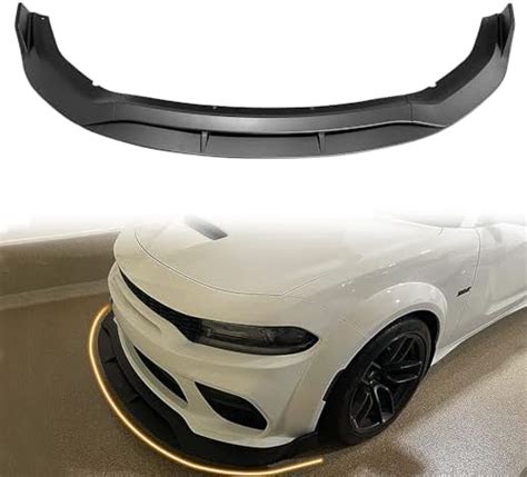 Modilover Front Bumper Lip Spoiler Compatible With 2020 2023 Dodge Charger W