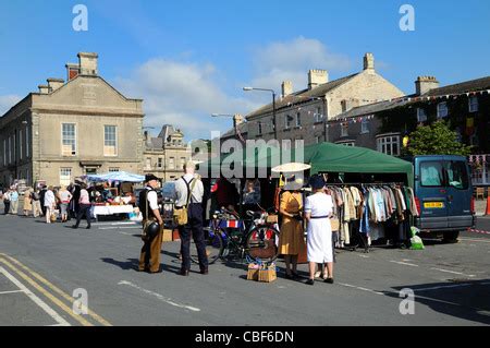 Market Place Leyburn Yorkshire England Stock Photo - Alamy