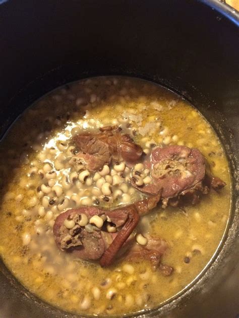 Black Eyed Peas With Smoked Turkey Necks For Seasoning Turkey Neck