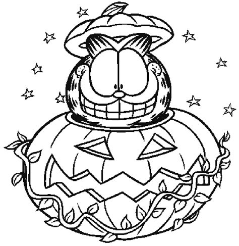 Freee Garfiled Coloring Pages