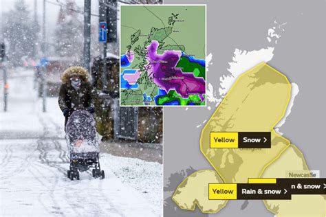 Scotland Weather Forecast Scots On Snow Alert As Met Office Warns Of Travel Chaos And