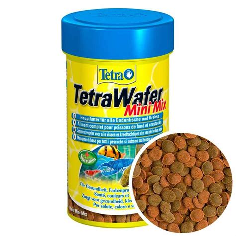 Корм для донных рыб Tetra Wafer Mini Mix, банка 1000 мл.