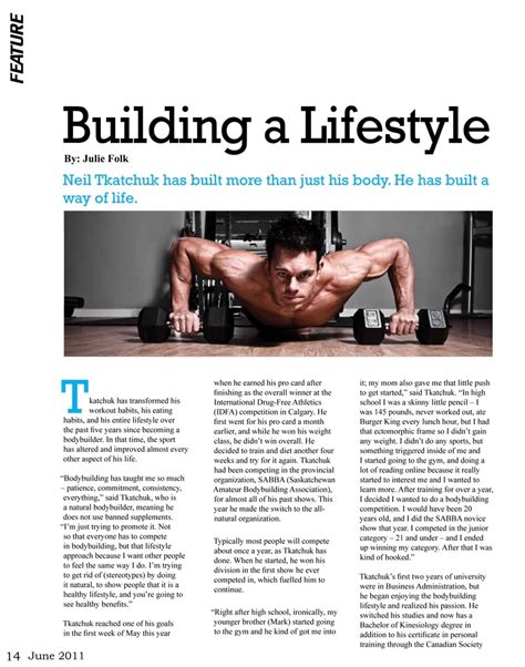 Featured in Adrenaline Regina Sports Magazine | Trench Fitness