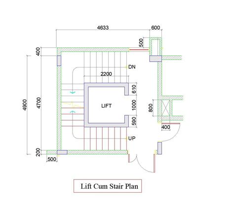 Elevator Plan Drawing