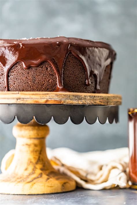 Receta De Pastel De Chocolate De Terciopelo Con Glaseado De Ganache