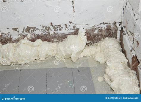 Expanding Polyurethane Foam - DIY Project Stock Photo - Image of home ...