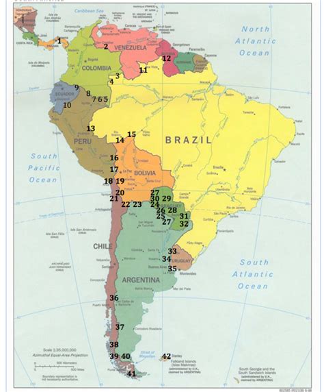 Geograf A En Am Rica Latina Mapa De Conflictos Fronterizos