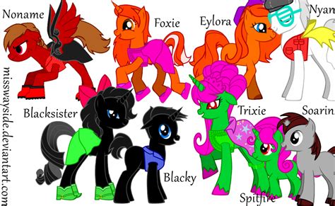 Pony Creator My Ocs Pony Version By Misswayside On Deviantart