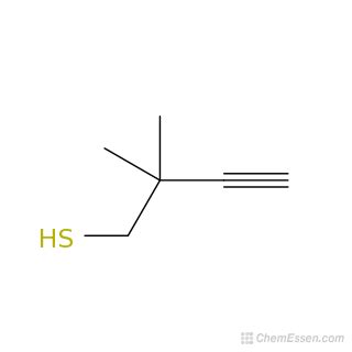 2 2 Dimethylbut 3 Yne 1 Thiol Structure C6H10S Over 100 Million