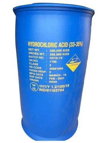 Hydrochloric Acid Hcl At 7 Kg Naranpura Vistar Ahmedabad ID