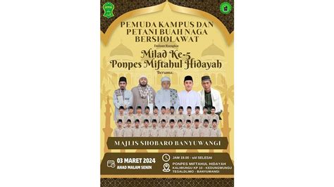 Pemuda Kampus Dan Petani Buah Naga Bersholawat Youtube