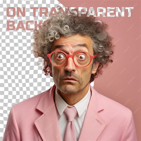 Premium PSD | Curly haired slavic psychologist a confused man posing