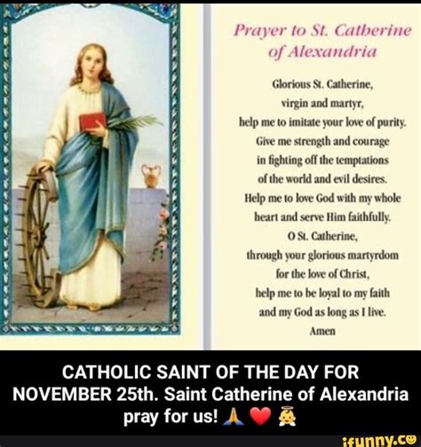 Prayer To St Catherine Of Alexandria Glorious St Catherine Virgin