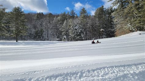 Snow Tubing At King Pine Ski Area Madison Nh Woodland Hiker