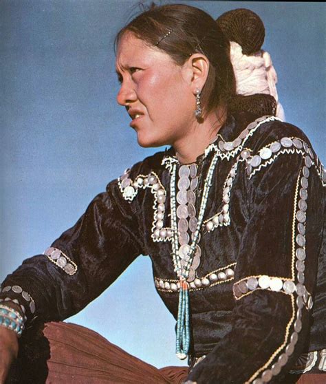 Traditional Navajo Coin Blouse Navajo Clothing Native American Clothing Native American Beauty