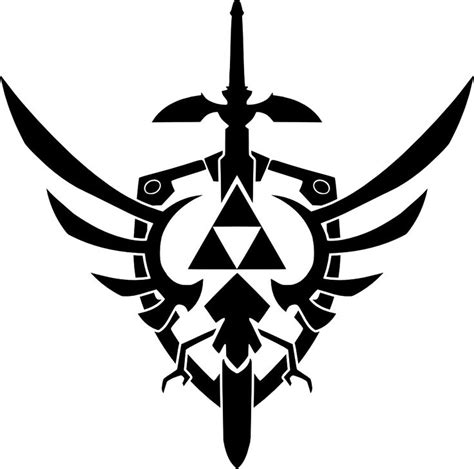 Zelda Triforce Outline