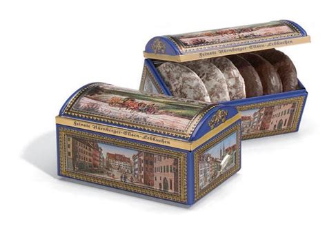 Wicklein Music Box Tin Filled With Lebkuchen Gourmet Dessert Ts