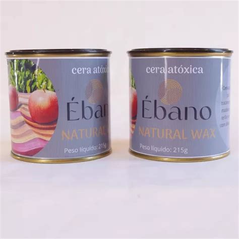 2 Latas Cera Atóxica P Madeira Tábua Gamela Petisqueira