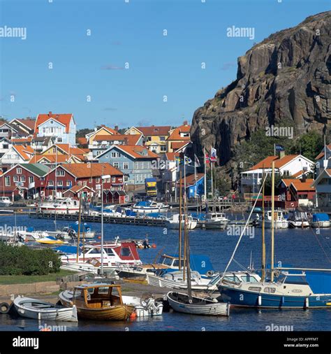 Village Of Fjällbacka Bohuslän Sweden Stock Photo Alamy